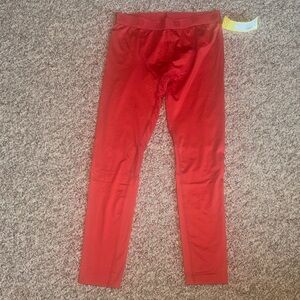 New XL 16 Youth Boys Red Tights Athletic Leggings Layering all in motion
